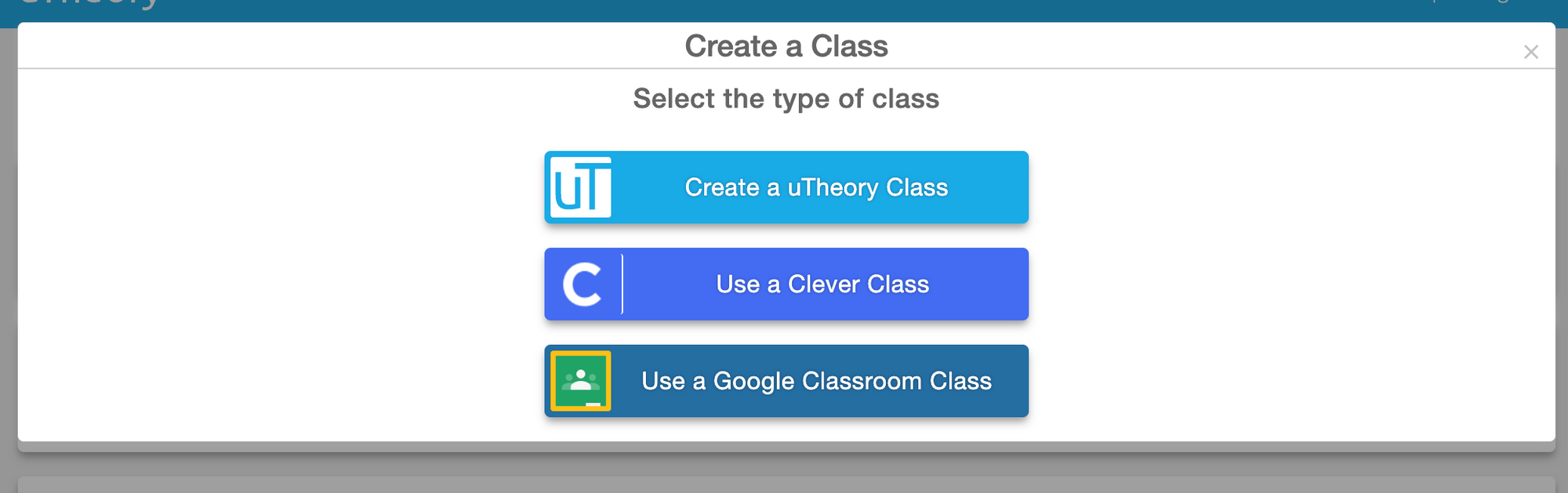 Choose the class type